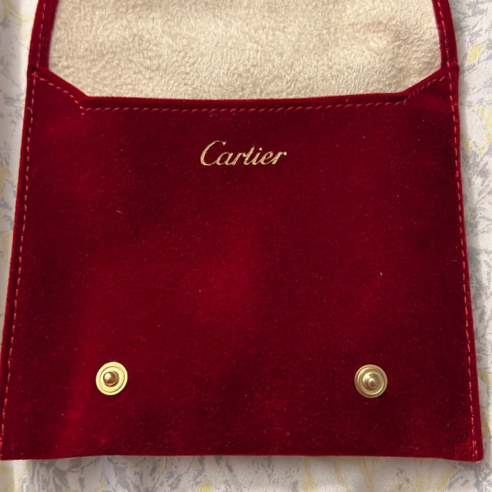 Authentic Cartier storage pouch - new!